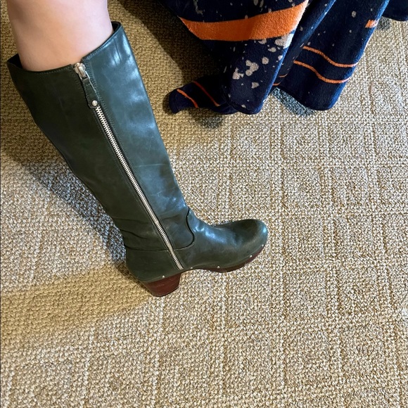 RARE…Rockport Adiprene by Adidas genuine leather green boots - Picture 11 of 12